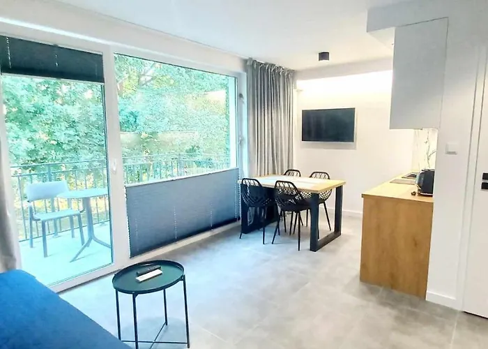 W Sam By Klif - Dwupoziomy Z Klimatyzacja, Balkonem I Widokiem Na *