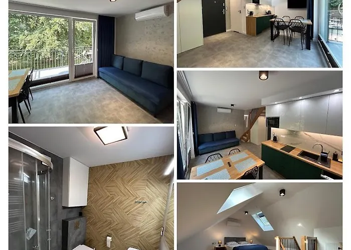 W Sam By Klif - Dwupoziomy Z Klimatyzacja, Balkonem I Widokiem Na Lägenhet *